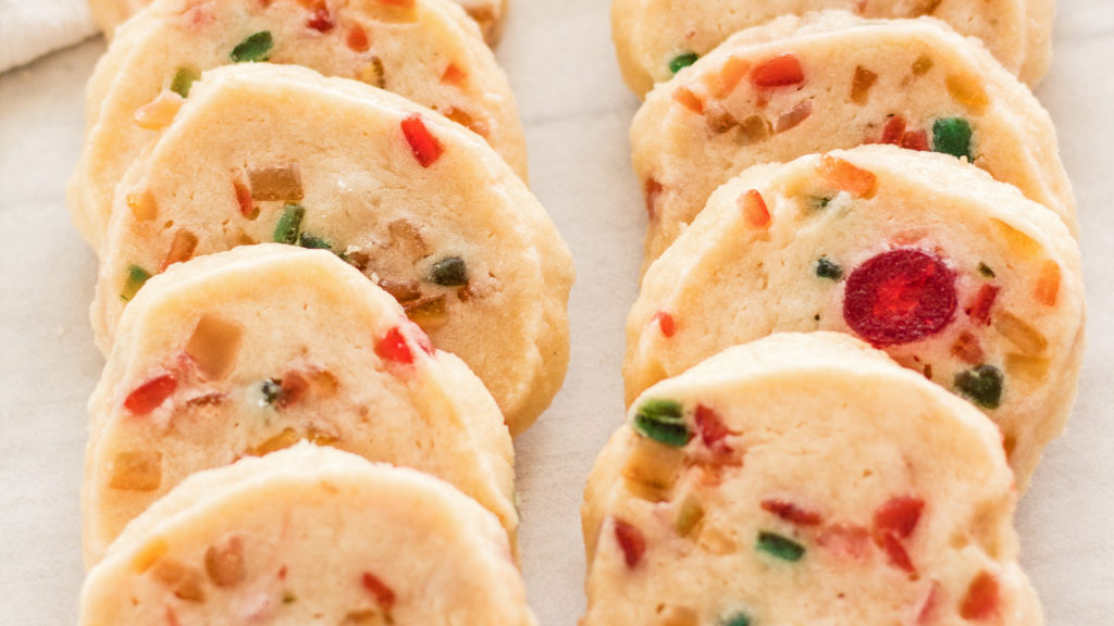 Fruitcake Shortbread Cookies - Paradise Fruit