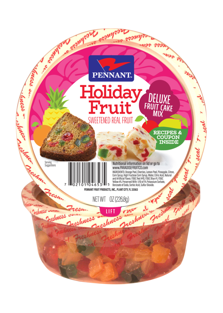 Deluxe Fruitcake Mix Glace Fruit from Pennant