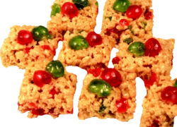 Candied Cherry Pineapple Crispies