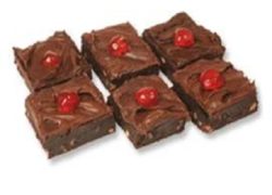Candied Cherry Brownies