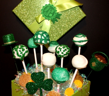 Pistacio Cake Pops Recipe with Paradise Candied Green Cherry