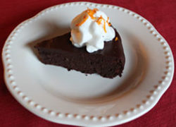 Chocolate Orange Flourless Torte with Ganache