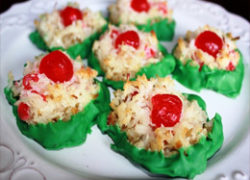 Cherry Pineapple Coconut Macaroons