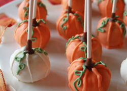 Pumpkin Ginger Cake Pops