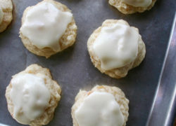 Lemon-Orange Butter Cookies with Orange Glaze