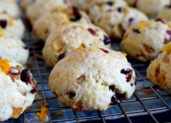 Orange Cranberry Tea Time Cookies