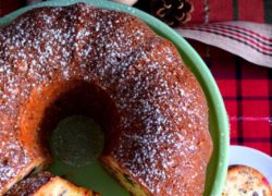 Glace Mixed Fruit Bundt Cake