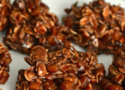 Orange Chocolate No Bake Cookies