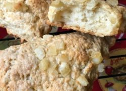 Lemon Sourdough Scones