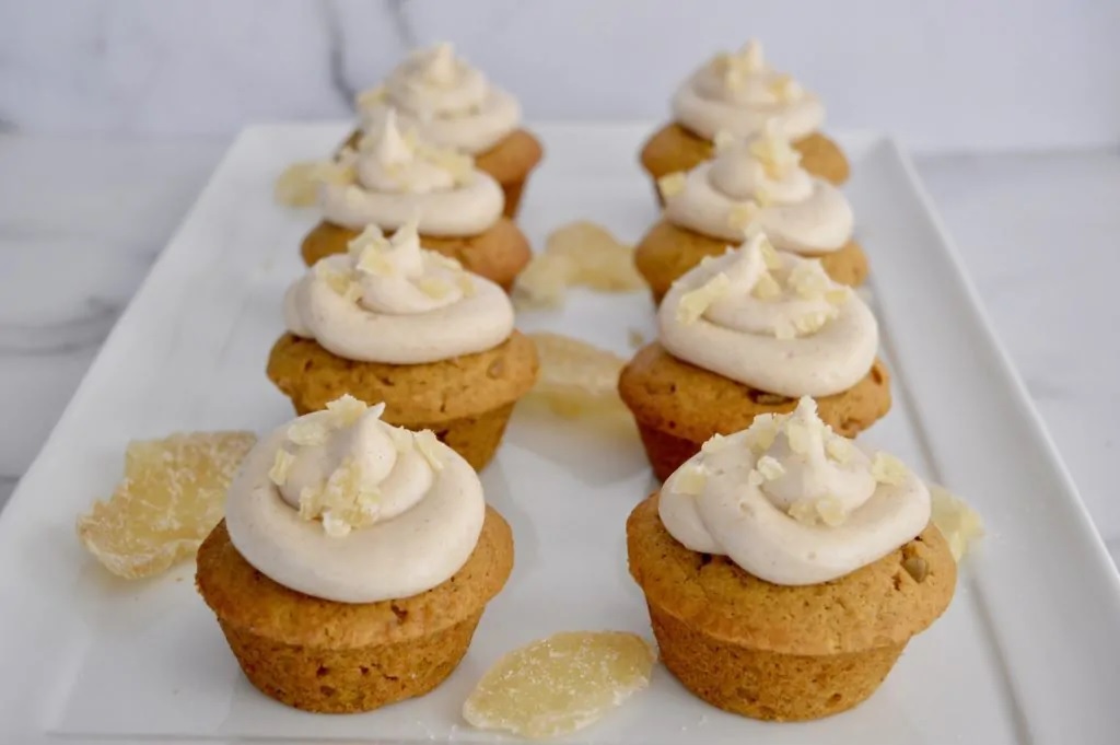 Pumpkin Ginger Cupcakes recipe with Paradise Crystallized Ginger