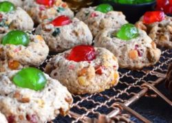 Christmas Fruitcake Cookies