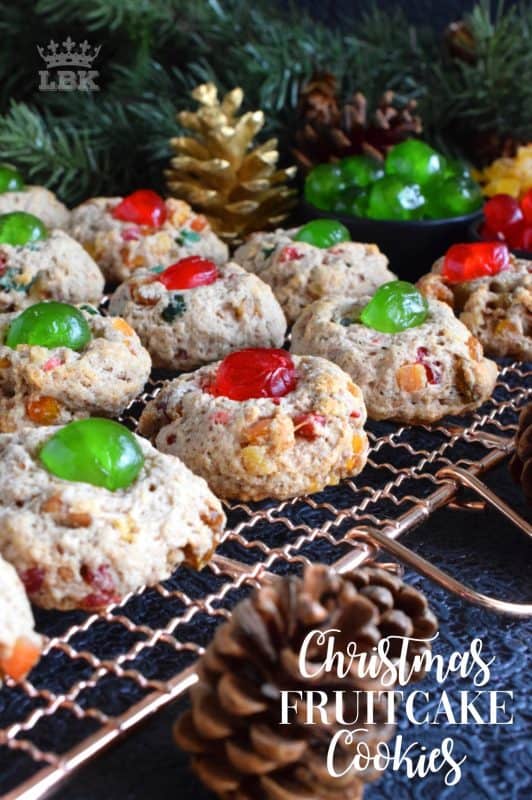 Christmas Fruitcake Cookies Recipe with Paradise Candied Fruit