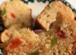 Cherry Nut Eggnog Bread