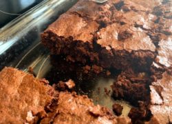 Candied Cherry Brownies