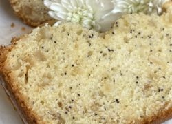 Lemon Poppyseed Bread w/ Lemon Glaze