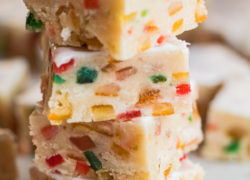 Fruitcake Shortbread Squares