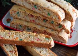 Fruitcake Biscotti