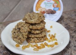 Chewy Oatmeal Cookies with Candied Orange Peel