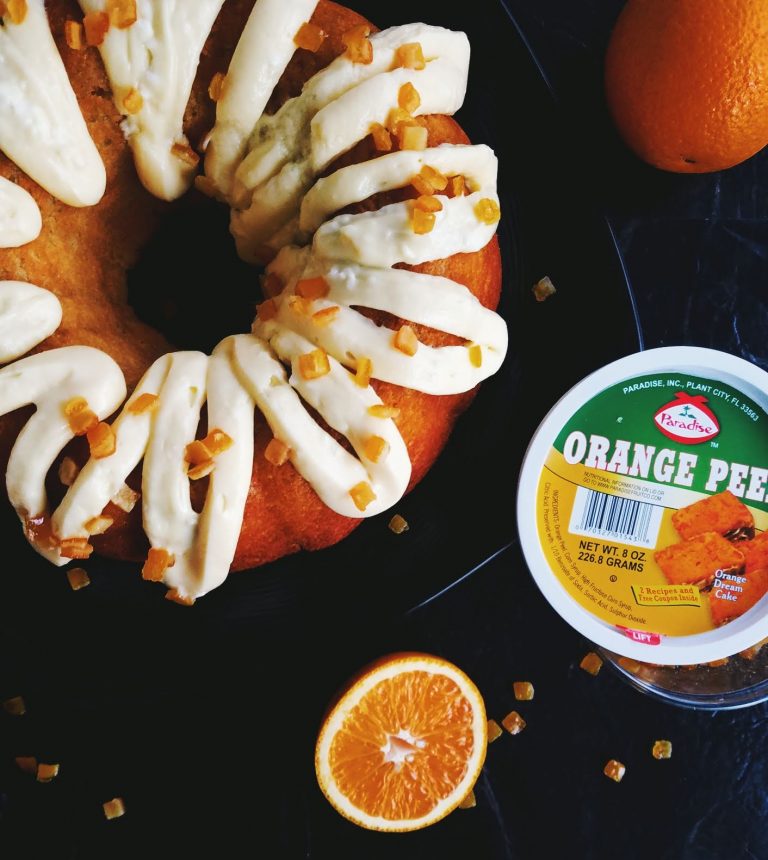 Orange Cake Recipe with Paradise Candied Orange Peel