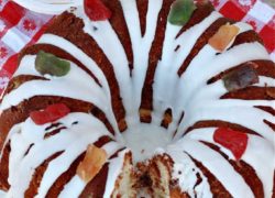 Christmas Cream Cheese Pound Cake