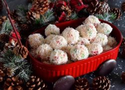 Cherry Snowball Truffles