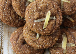 Chewy Ginger Spice Cookies with Ras El Hanuot