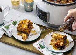 Overnight Slow Cooker French Toast Casserole