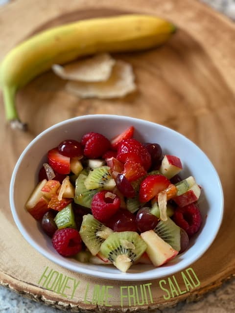 Honey Lime Fruit Salad - Paradise Fruit