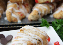 Dark chocolate Cherry Scones