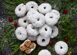 Walnut Cherry Donuts