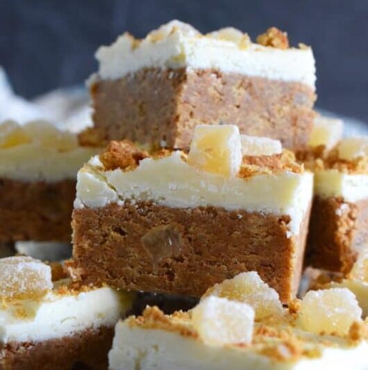 Candied Ginger Squares Recipe